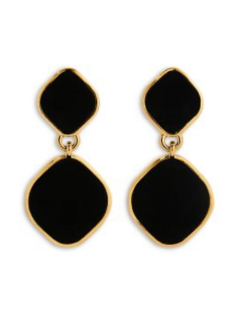Heaven Mayhem Alma Black Velvet Drop Earrings - NWOT